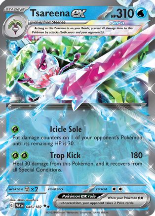 Tsareena ex (046/182) [Scarlet & Violet: Paradox Rift] - Trinity Hobby
