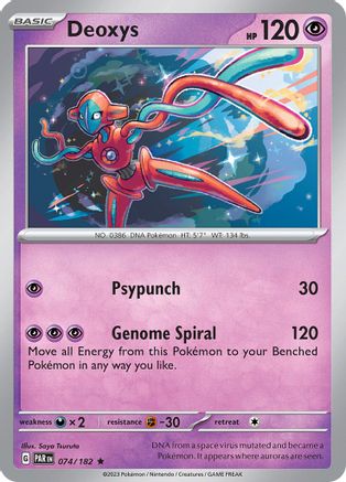 Deoxys (074/182) [Scarlet & Violet: Paradox Rift] - Trinity Hobby