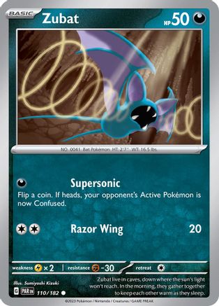 Zubat (110/182) [Scarlet & Violet: Paradox Rift] - Trinity Hobby