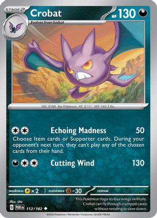 Crobat (112/182) [Scarlet & Violet: Paradox Rift] - Trinity Hobby