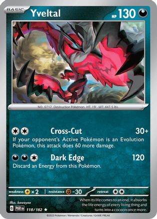 Yveltal (118/182) [Scarlet & Violet: Paradox Rift] - Trinity Hobby