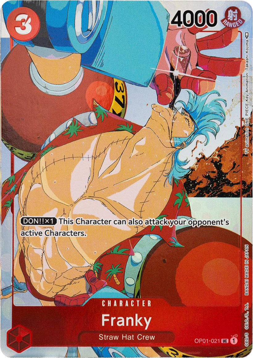 Franky (Gift Collection 2023) (OP01-021) - [One Piece Promotion Cards] Foil - Trinity Hobby