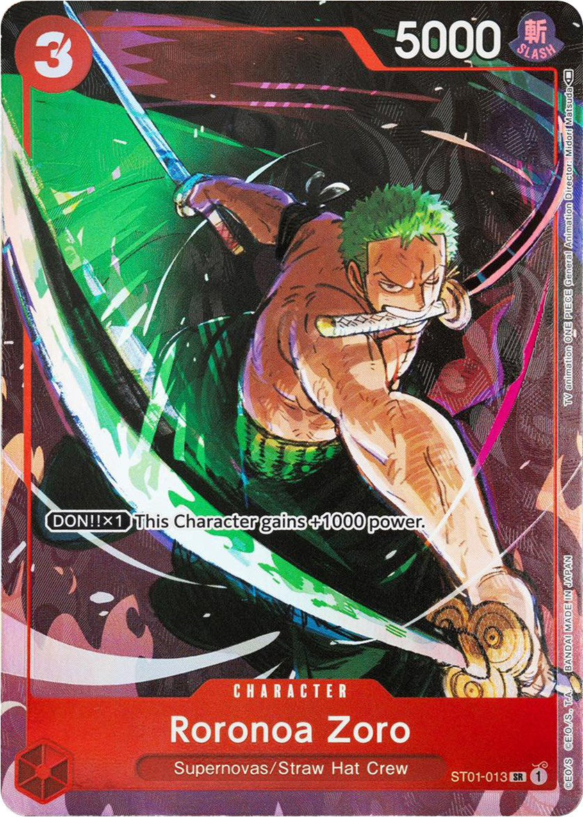 Roronoa Zoro (Gift Collection 2023) (ST01-013) - [One Piece Promotion Cards] Foil - Trinity Hobby