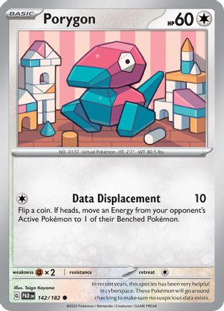 Porygon (142/182) [Scarlet & Violet: Paradox Rift] - Trinity Hobby