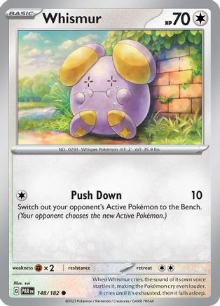Whismur (148/182) [Scarlet & Violet: Paradox Rift] - Trinity Hobby