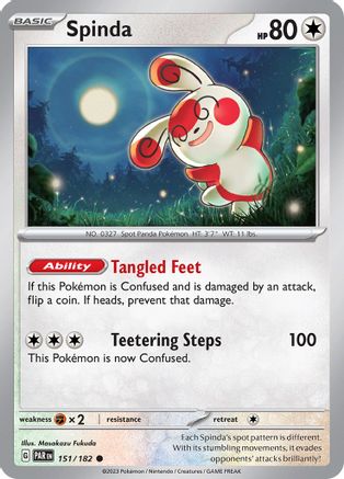 Spinda (151/182) [Scarlet & Violet: Paradox Rift] - Trinity Hobby