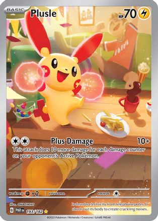 Plusle (193/182) [Scarlet & Violet: Paradox Rift] - Trinity Hobby