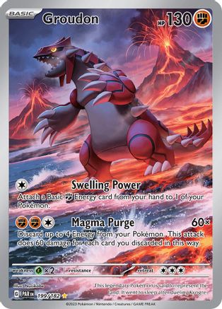 Groudon (199/182) [Scarlet & Violet: Paradox Rift] - Trinity Hobby