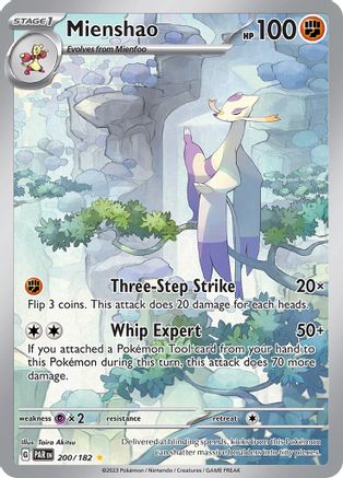 Mienshao (200/182) [Scarlet & Violet: Paradox Rift] - Trinity Hobby