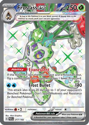 Froslass ex (217/182) [Scarlet & Violet: Paradox Rift] - Trinity Hobby