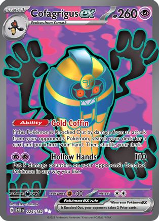Cofagrigus ex (224/182) [Scarlet & Violet: Paradox Rift] - Trinity Hobby