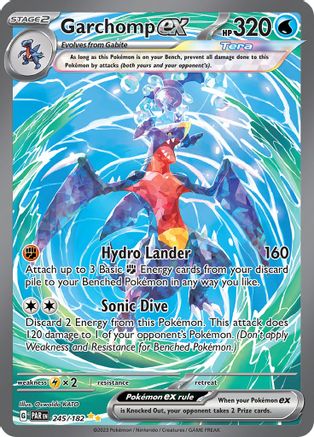 Garchomp ex (245/182) [Scarlet & Violet: Paradox Rift] - Trinity Hobby