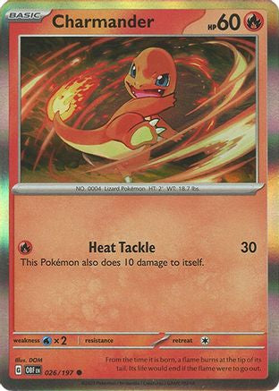 Charmander - (026/197) Holofoil [Miscellaneous Cards & Products]