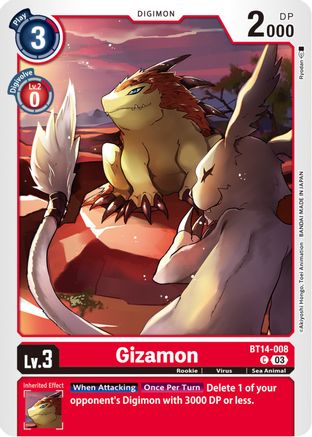 Gizamon [BT14-008] [Blast Ace] - Trinity Hobby