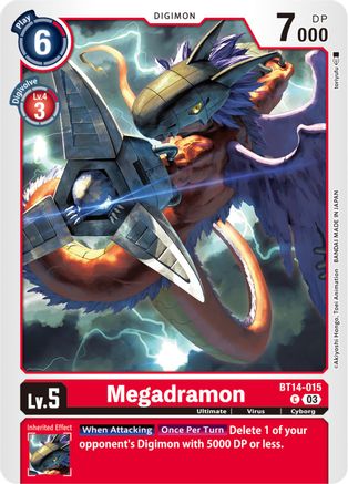 Megadramon [BT14-015] [Blast Ace] - Trinity Hobby