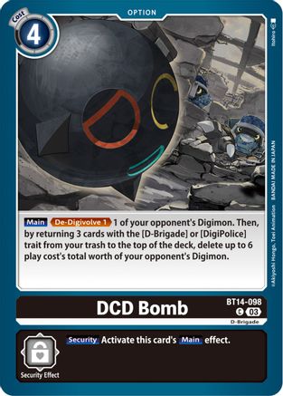 DCD Bomb [BT14-098] [Blast Ace] - Trinity Hobby