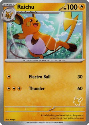 Raichu [My First Battle] - Trinity Hobby