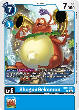 ShogunGekomon [BT14-028] [Blast Ace] - Trinity Hobby