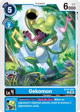Gekomon [BT14-024] [Blast Ace] - Trinity Hobby