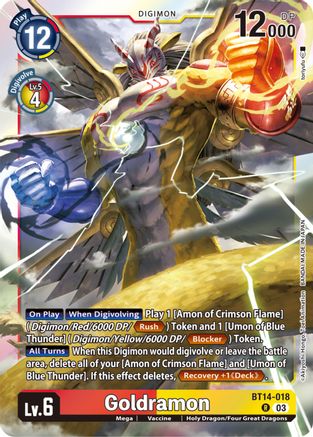 Goldramon [BT14-018] [Blast Ace] - Trinity Hobby