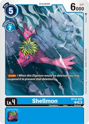 Shellmon [BT14-025] [Blast Ace] - Trinity Hobby