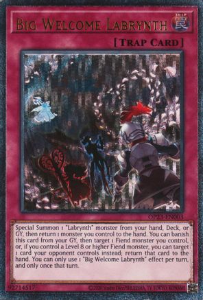 Big Welcome Labrynth [OP23-EN003] Ultimate Rare - Trinity Hobby