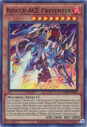 Rescue-ACE Preventer [OP23-EN007] Super Rare - Trinity Hobby