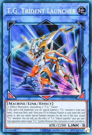 T.G. Trident Launcher [OP23-EN009] Super Rare - Trinity Hobby