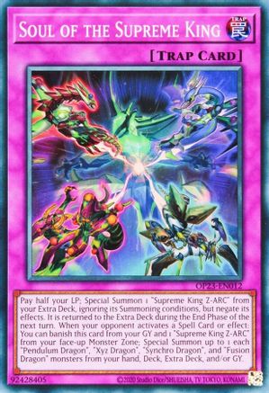 Soul of the Supreme King [OP23-EN012] Super Rare - Trinity Hobby