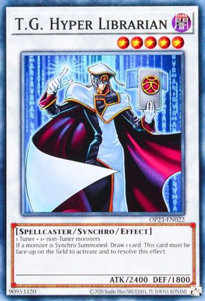 T.G. Hyper Librarian [OP23-EN022] Common - Trinity Hobby