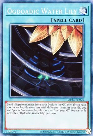 Ogdoadic Water Lily [OP23-EN026] Common - Trinity Hobby