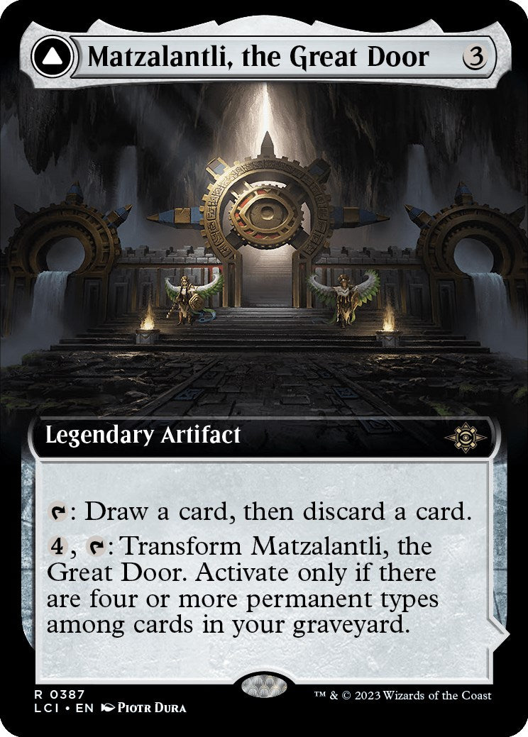 Matzalantli, the Great Door // The Core (Extended Art) [The Lost Caverns of Ixalan] - Trinity Hobby