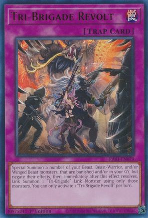 Tri-Brigade Revolt [RA01-EN079] Ultra Rare - Trinity Hobby