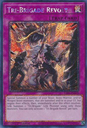 Tri-Brigade Revolt [RA01-EN079] Platinum Secret Rare - Trinity Hobby