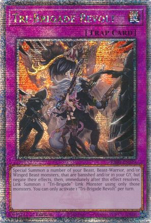 Tri-Brigade Revolt [RA01-EN079] Quarter Century Secret Rare - Trinity Hobby