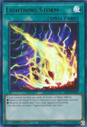 Lightning Storm [RA01-EN061] Ultra Rare - Trinity Hobby