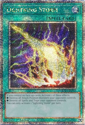 Lightning Storm [RA01-EN061] Quarter Century Secret Rare - Trinity Hobby
