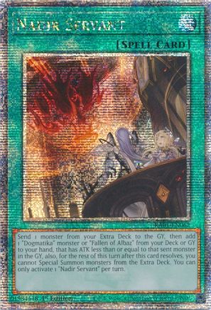 Nadir Servant [RA01-EN062] Quarter Century Secret Rare - Trinity Hobby