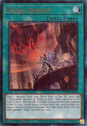 Nadir Servant [RA01-EN062] Prismatic Ultimate Rare - Trinity Hobby