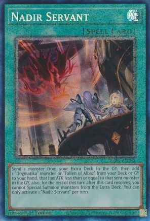 Nadir Servant [RA01-EN062] Prismatic Collector's Rare - Trinity Hobby
