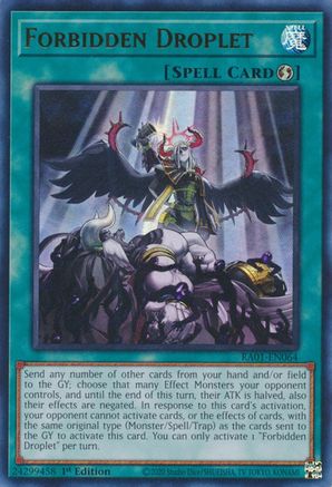 Forbidden Droplet [RA01-EN064] Ultra Rare - Trinity Hobby