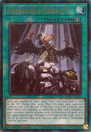 Forbidden Droplet [RA01-EN064] Prismatic Ultimate Rare - Trinity Hobby