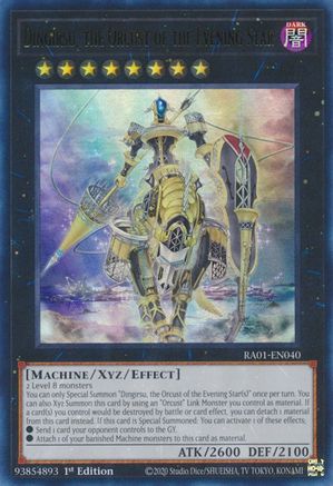 Dingirsu, the Orcust of the Evening Star [RA01-EN040] Ultra Rare - Trinity Hobby