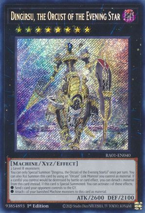 Dingirsu, the Orcust of the Evening Star [RA01-EN040] Secret Rare - Trinity Hobby