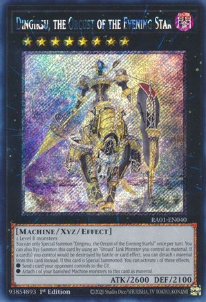 Dingirsu, the Orcust of the Evening Star [RA01-EN040] Platinum Secret Rare - Trinity Hobby