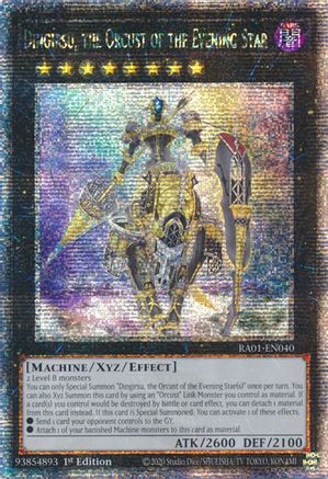 Dingirsu, the Orcust of the Evening Star [RA01-EN040] Quarter Century Secret Rare - Trinity Hobby