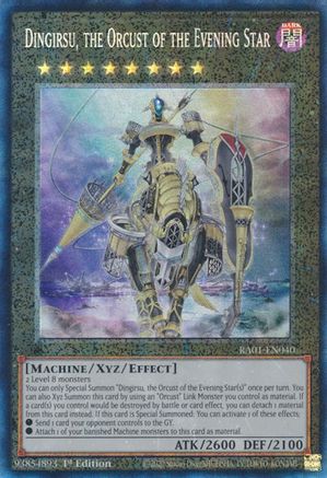 Dingirsu, the Orcust of the Evening Star [RA01-EN040] Prismatic Collector's Rare - Trinity Hobby