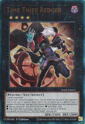 Time Thief Redoer [RA01-EN041] Prismatic Ultimate Rare - Trinity Hobby