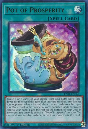 Pot of Prosperity [RA01-EN066] Ultra Rare - Trinity Hobby