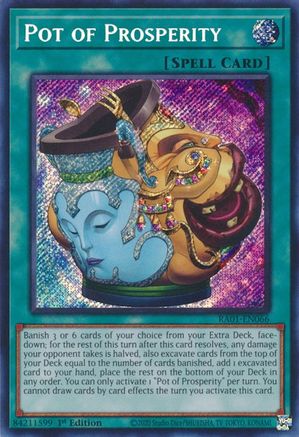 Pot of Prosperity [RA01-EN066] Secret Rare - Trinity Hobby